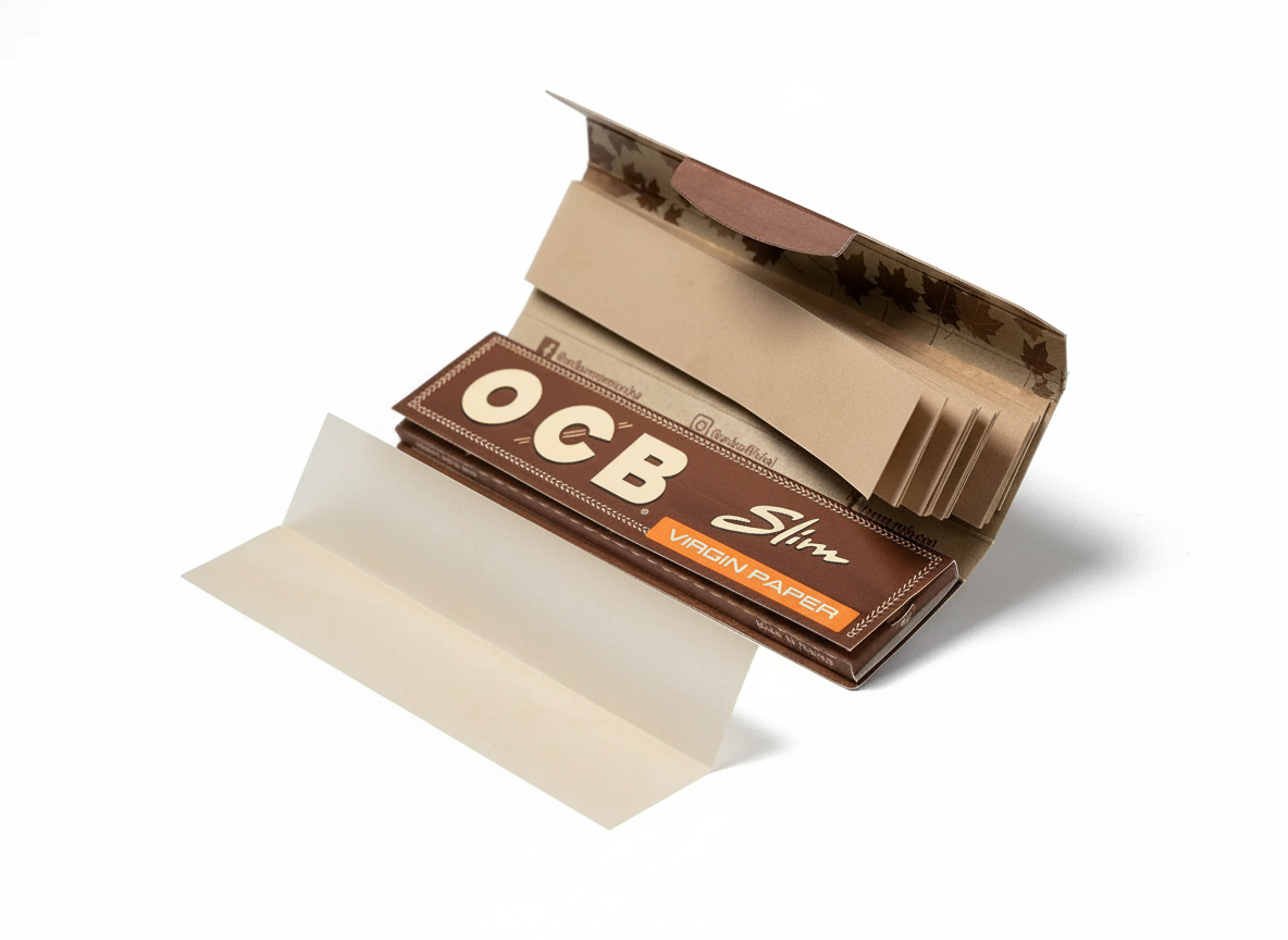 OCB Open Booklet Pure White Background