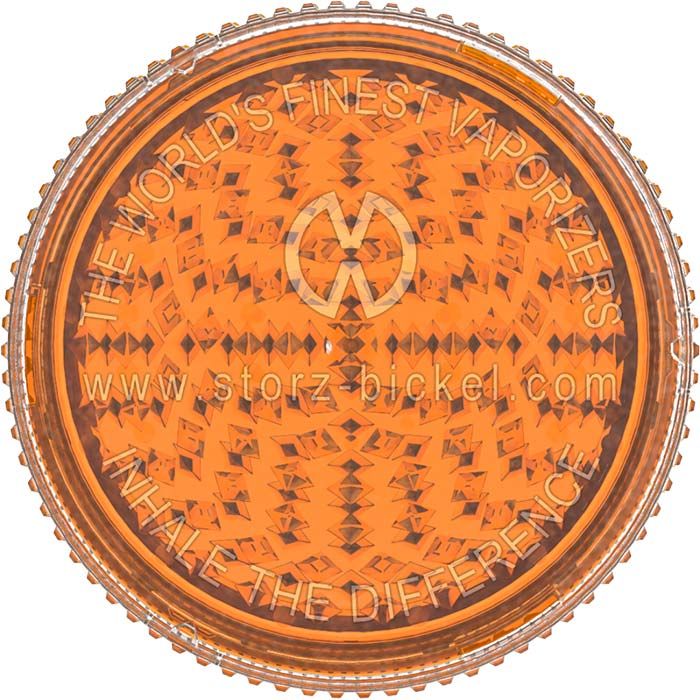 Herb Mill Grinder XL Storz & Bickel Volcano Plastic Extra Sharp Teeth Fine Ground Herbs Orange Manual