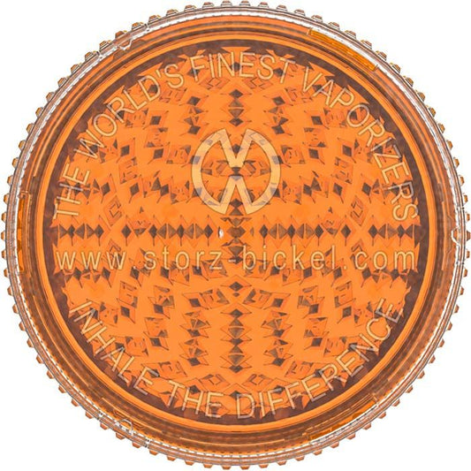 Herb Mill Grinder XL Storz & Bickel Volcano Plastic Extra Sharp Teeth Fine Ground Herbs Orange Manual